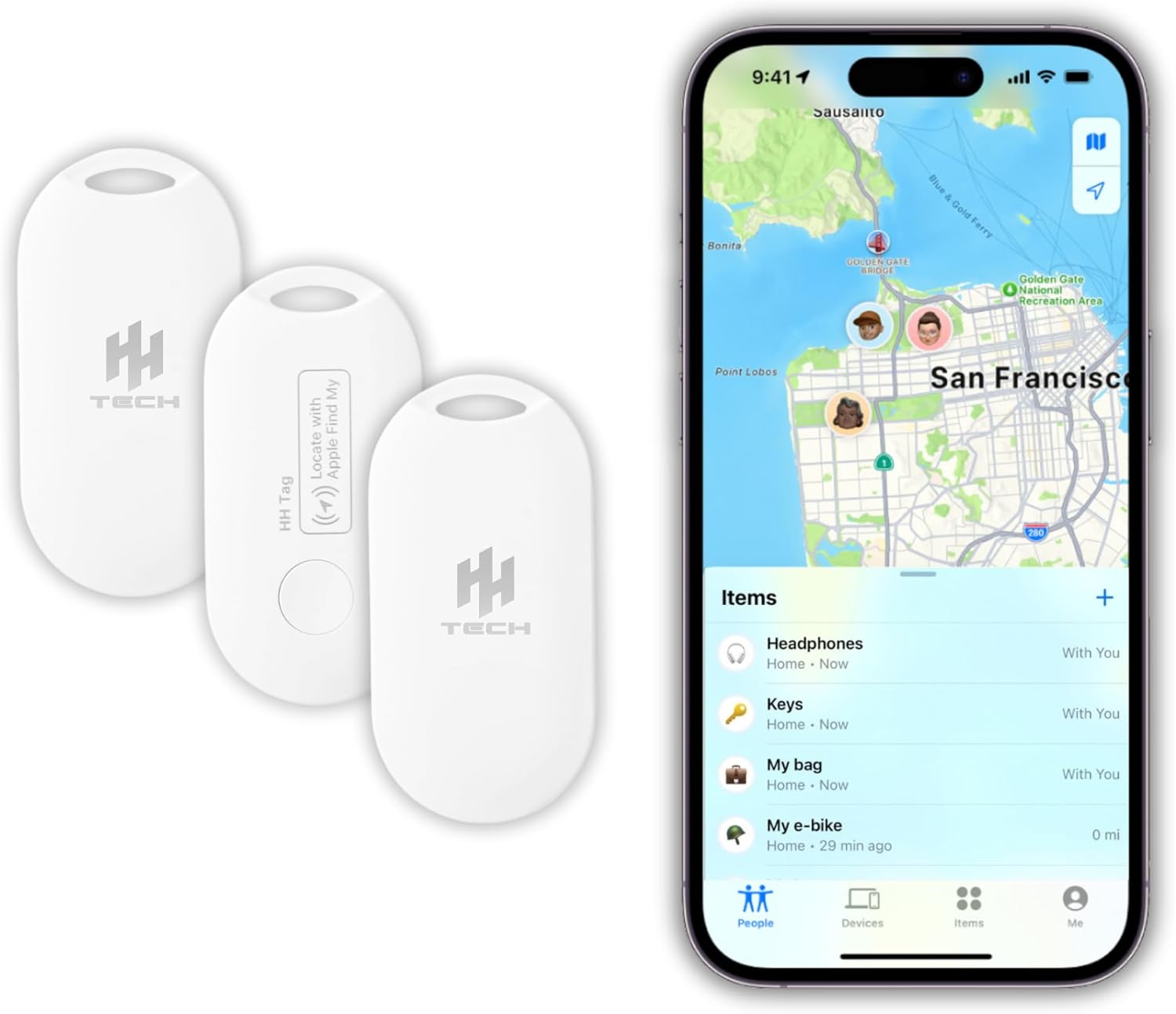 Smart Tag LITE (Pack 2) For Apple iOS Devices, Easily Track Your Item - Amazing Gadgets Outlet