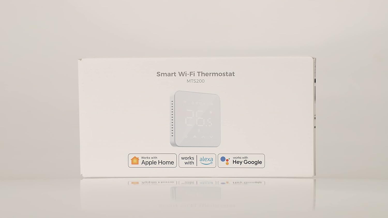 Smart Thermostat for Combi Boiler/Water Underfloor Heating, WiFi Thermostat Works with Apple HomeKit Siri, Alexa, Google Home, Support Programmer No Hub Required - White - Pack of 1 - 240 V - Amazing Gadgets Outlet