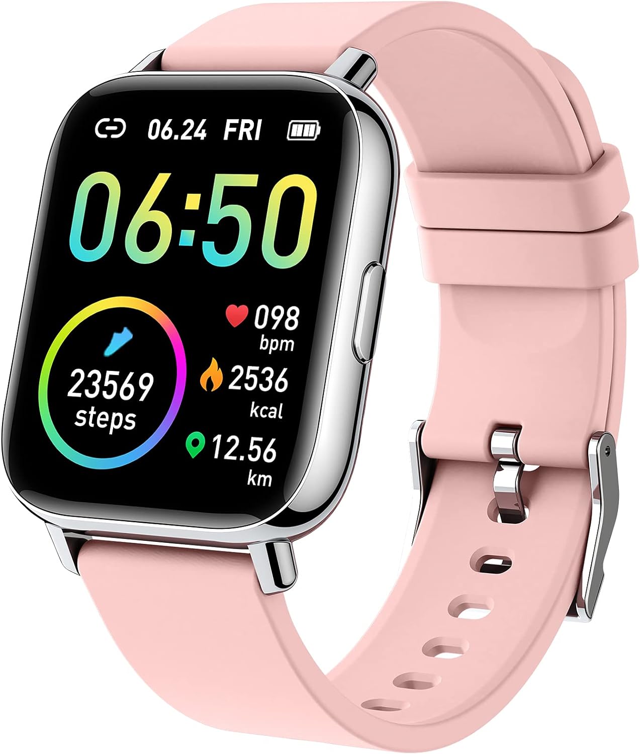 Smart Watch, Fitness Tracker 1.69" Touch Screen Fitness Watch with Heart Rate Sleep Monitor, Step Counter Smart Watch for Women Men Activity Trackers IP68 Waterproof Smartwatch for iOS Android - Amazing Gadgets Outlet