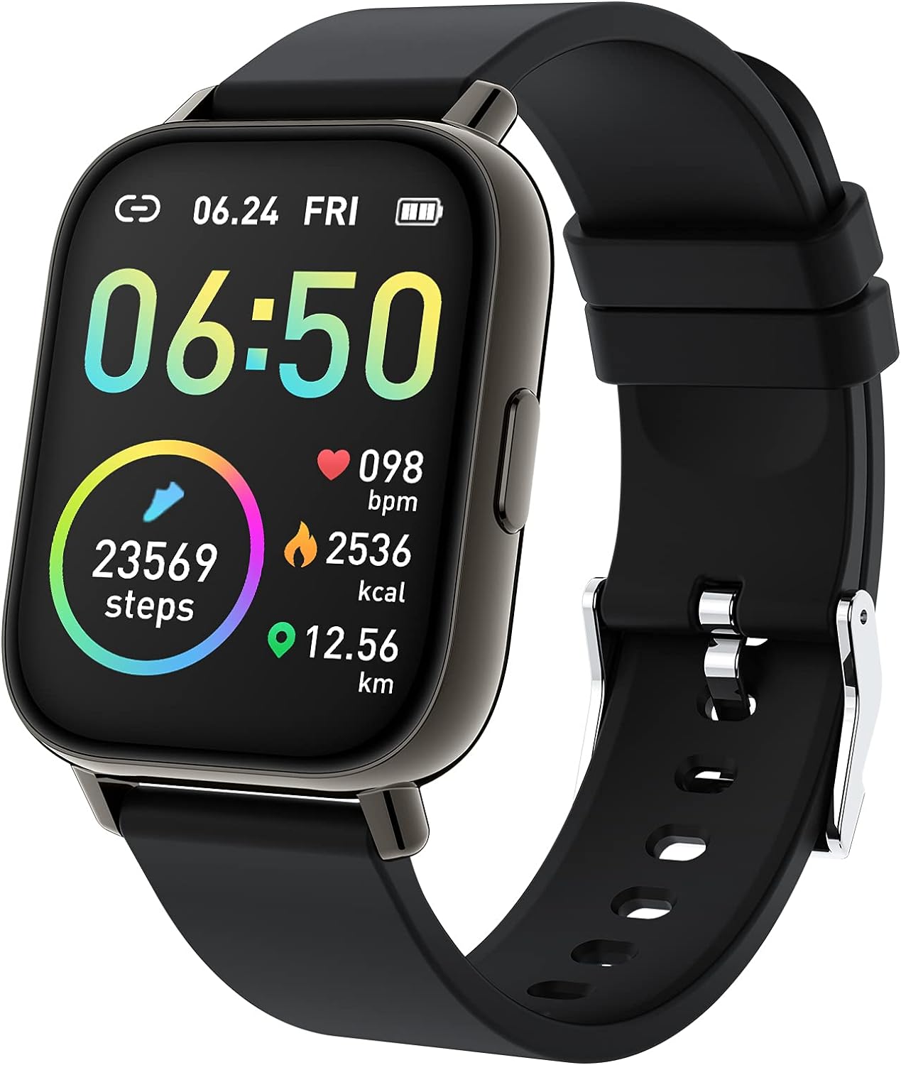 Smart Watch, Fitness Tracker 1.69" Touch Screen Fitness Watch with Heart Rate Sleep Monitor, Step Counter Smart Watch for Women Men Activity Trackers IP68 Waterproof Smartwatch for iOS Android - Amazing Gadgets Outlet