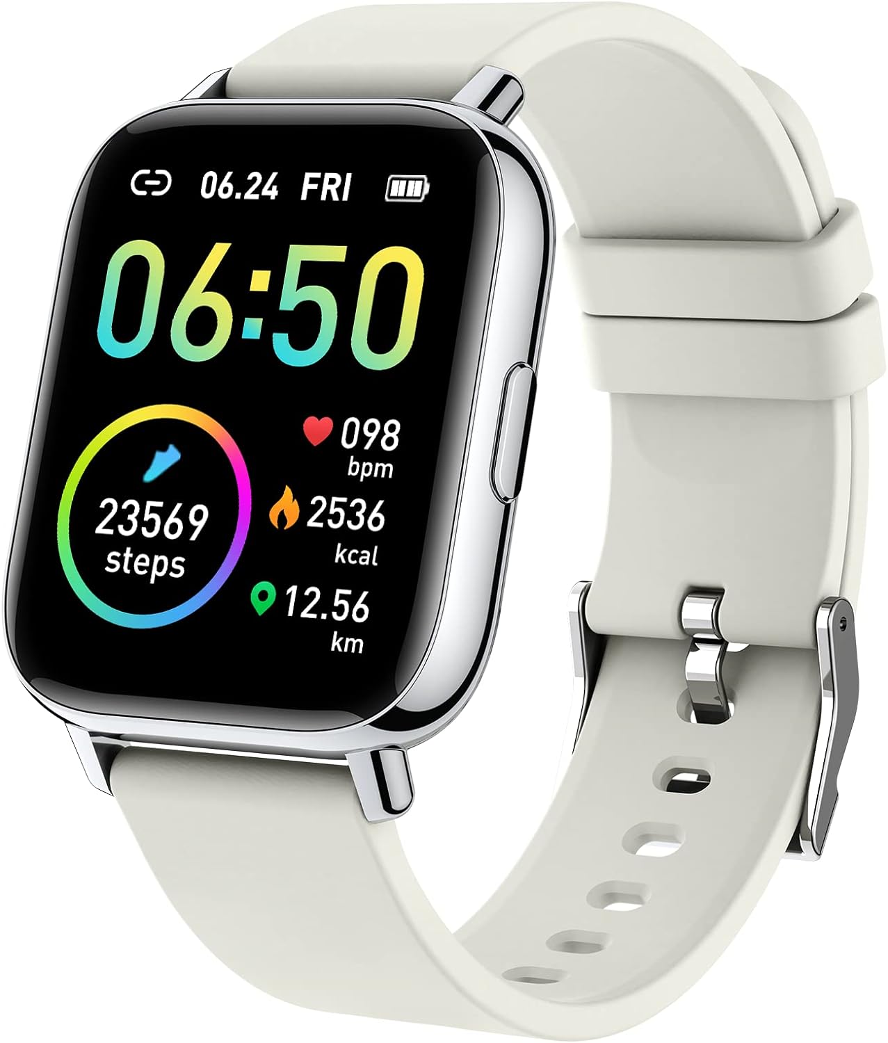 Smart Watch, Fitness Tracker 1.69" Touch Screen Fitness Watch with Heart Rate Sleep Monitor, Step Counter Smart Watch for Women Men Activity Trackers IP68 Waterproof Smartwatch for iOS Android - Amazing Gadgets Outlet