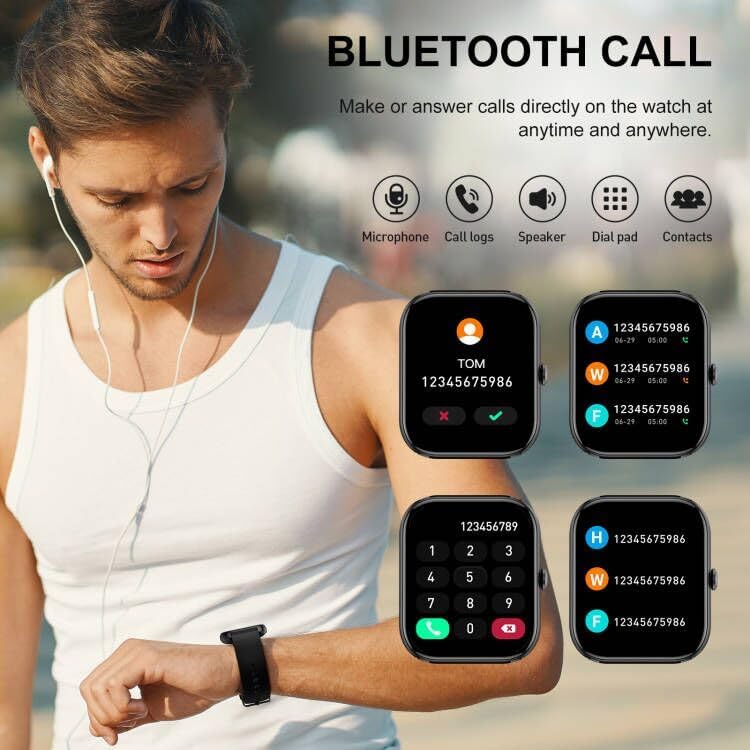 Smart Watch for Men Women Answer/Make Calls, 1.85" Smartwatch, Fitness Watch with Heart Rate Sleep Monitor, Step Counter, 100+ Sports, IP68 Waterproof Fitness Smartwatches Compatible with Android IOS - Amazing Gadgets Outlet