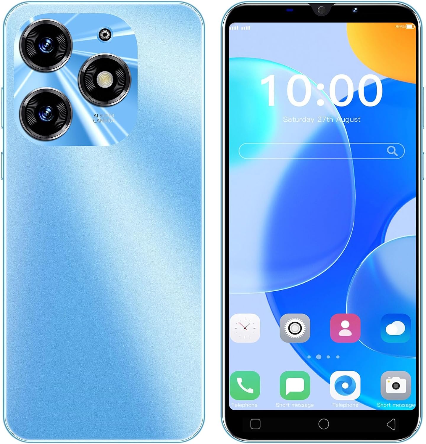 Smartphone Offer of the Day, 5.0 inch IPS Display, 16GB ROM 128GB Expandable, Android 9.0, Dual SIM Dual Camera Cheap 3G Mobile Phones (Spark 10Pro - Black) - Amazing Gadgets Outlet