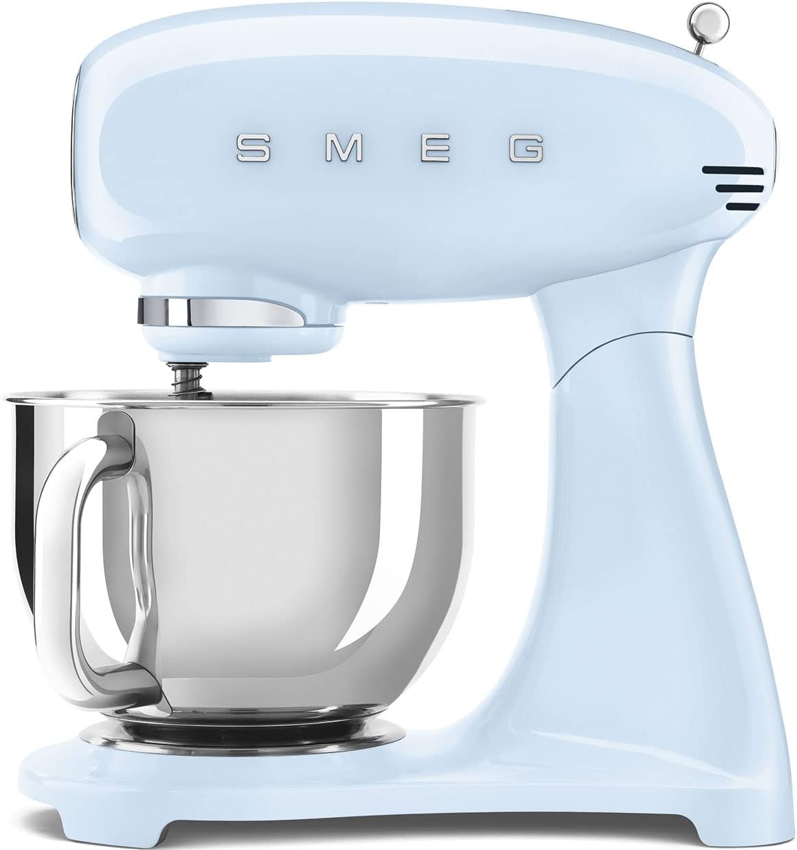 Smeg SMF02PBUK Retro 50's Style Stand Mixer with 4.8L Stainless Steel Bowl, Safety Lock, 10 Variable Speeds, 800W, Pastel Blue   Import  Single ASIN  Import  Multiple ASIN ×Product customization General Description Gallery Reviews Va - Amazing Gadgets Outlet