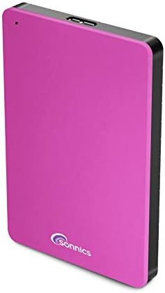 Sonnics 500GB Purple External Portable Hard drive USB 3.0 super fast transfer speed for use with Windows PC, Apple Mac, Smart tv, XBOX ONE & PS4 - Amazing Gadgets Outlet