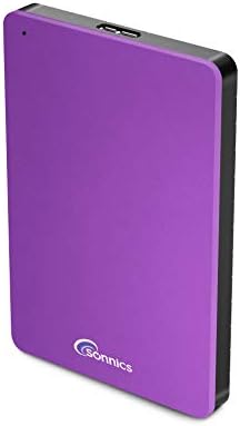 Sonnics 500GB Purple External Portable Hard drive USB 3.0 super fast transfer speed for use with Windows PC, Apple Mac, Smart tv, XBOX ONE & PS4 - Amazing Gadgets Outlet