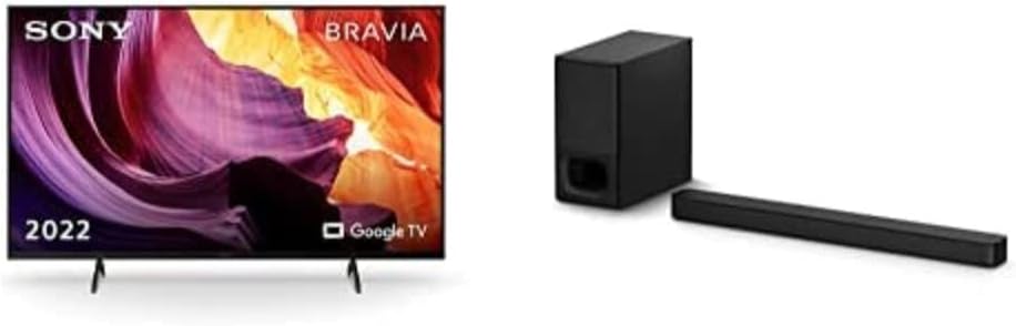 Sony BRAVIA KD - 55X80K - 55 - inch - LCD - 4K Ultra HD (UHD) - High Dynamic Range (HDR) - Google TV - (Black, 2022 model) - Amazing Gadgets Outlet