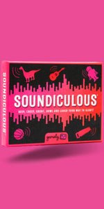 Soundiculous: The Pocketsize Party Game of Hilarious Sounds | The Family Friendly Card Game That Gets Kids, Adults and the Whole Family Laughing - Amazing Gadgets Outlet