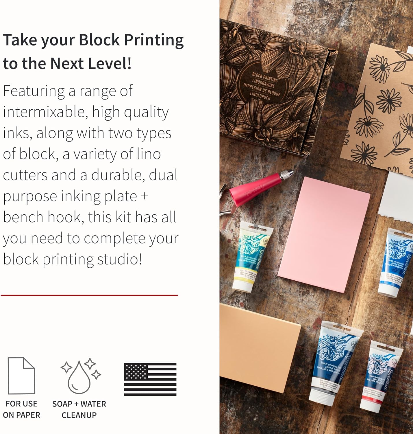 Speedball 11203472 Deluxe Block Printing Kit - Amazing Gadgets Outlet