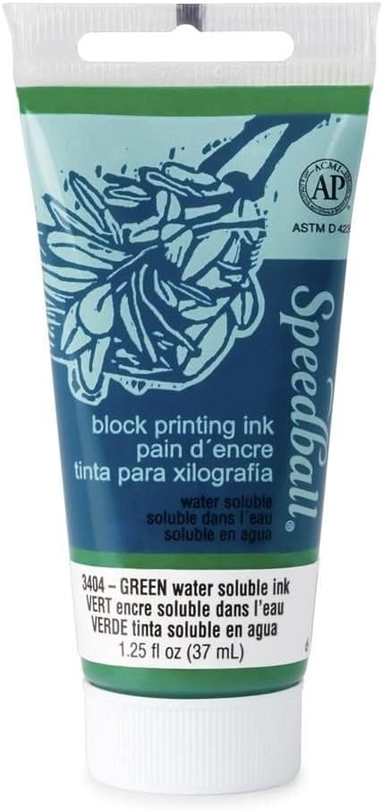 Speedball 75ml 2.5oz Water - Soluble Block Ink Black, For Block Printing, Lino Printing, Screen Printing, For Artists Kit - Amazing Gadgets Outlet