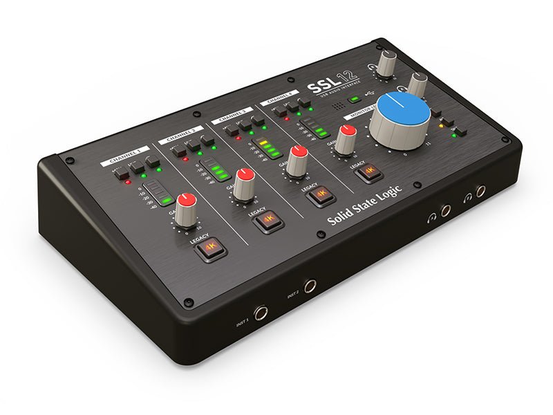 SSL 12 12 - in/8 - out USB bus - powered audio interface, 32bit/192 kHz, included SSL Production Pack software bundle - Amazing Gadgets Outlet