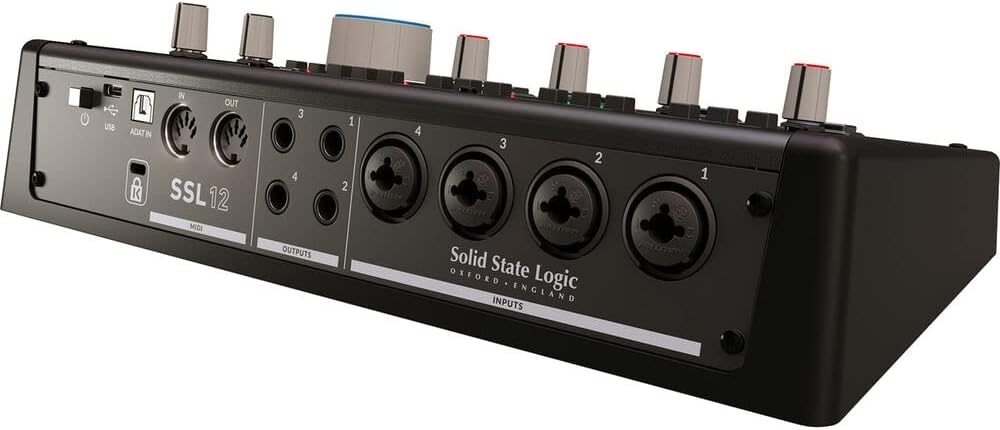 SSL 12 12 - in/8 - out USB bus - powered audio interface, 32bit/192 kHz, included SSL Production Pack software bundle - Amazing Gadgets Outlet