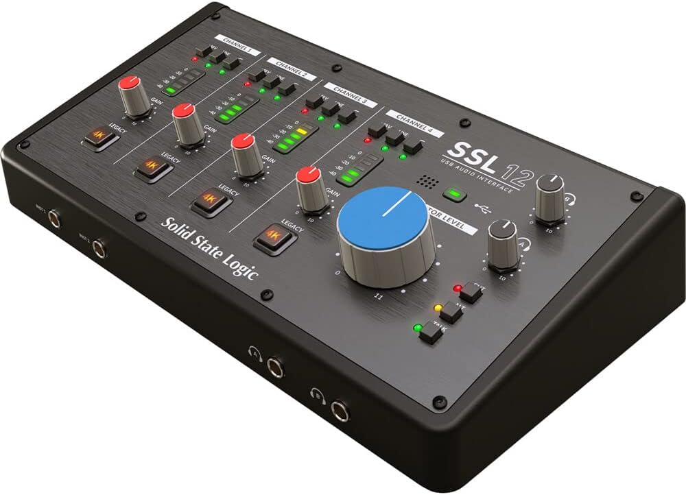 SSL 12 12 - in/8 - out USB bus - powered audio interface, 32bit/192 kHz, included SSL Production Pack software bundle - Amazing Gadgets Outlet