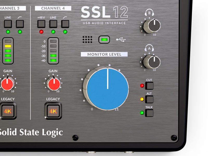 SSL 12 12 - in/8 - out USB bus - powered audio interface, 32bit/192 kHz, included SSL Production Pack software bundle - Amazing Gadgets Outlet