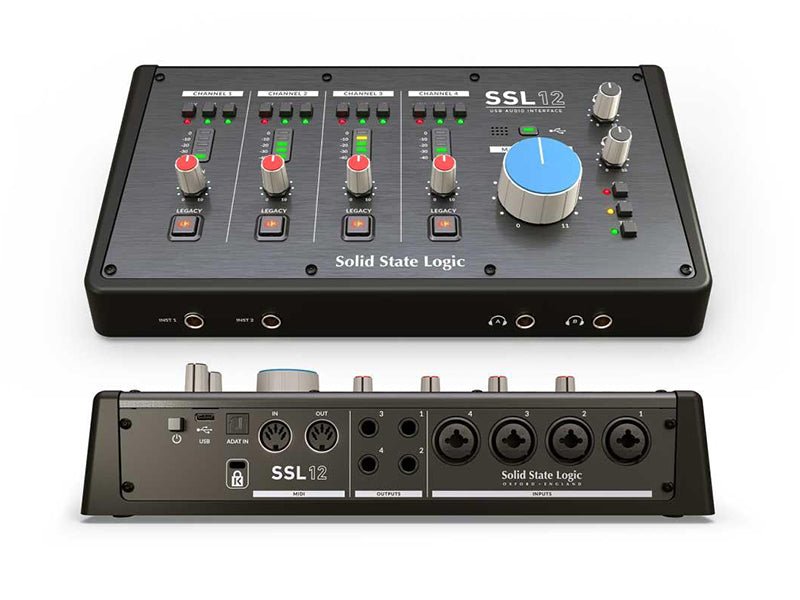 SSL 12 12 - in/8 - out USB bus - powered audio interface, 32bit/192 kHz, included SSL Production Pack software bundle - Amazing Gadgets Outlet