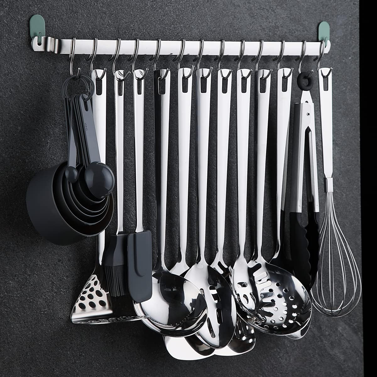 Stainless Steel Cooking Utensils Set,Kyraton 37 Pieces Kitchen Utensils Set,Kitchen Gadgets Cookware Set,Kitchen Tool Set with Utensil Holder Non - Stick and Heat Resistant.Dishwasher Safe - Amazing Gadgets Outlet