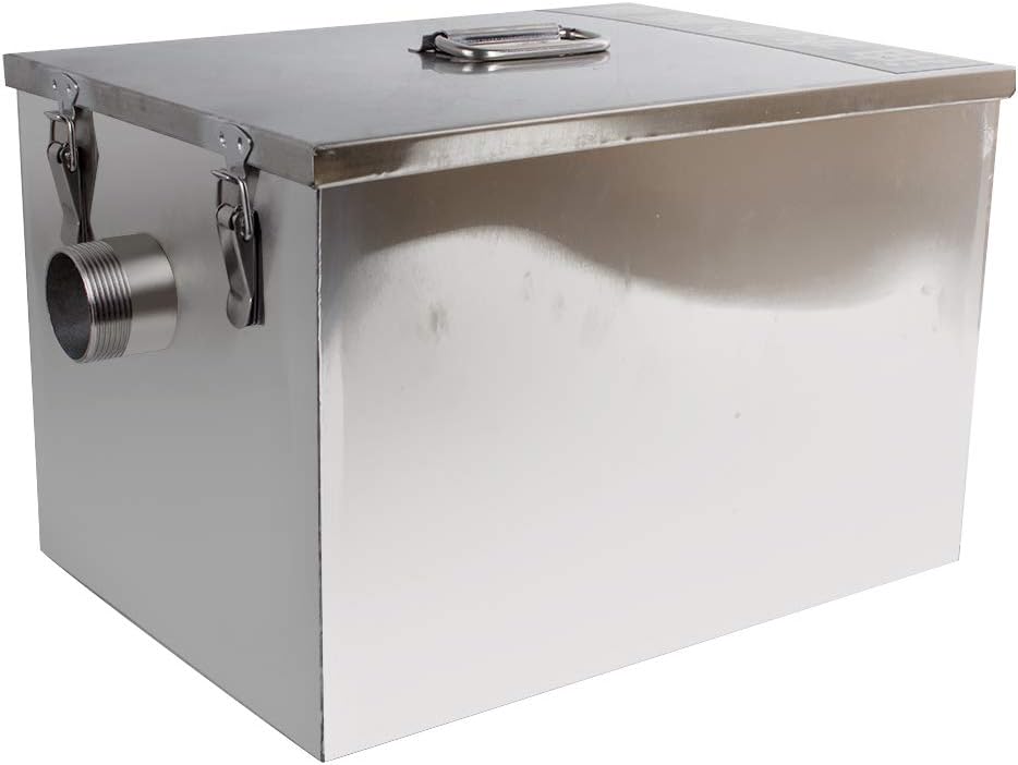 Stainless Steel Grease Trap Interceptor Set Detachable Design For Restaurant Kitchen Wastewater Removable Baffles For Kitchen Wastewater - Amazing Gadgets Outlet