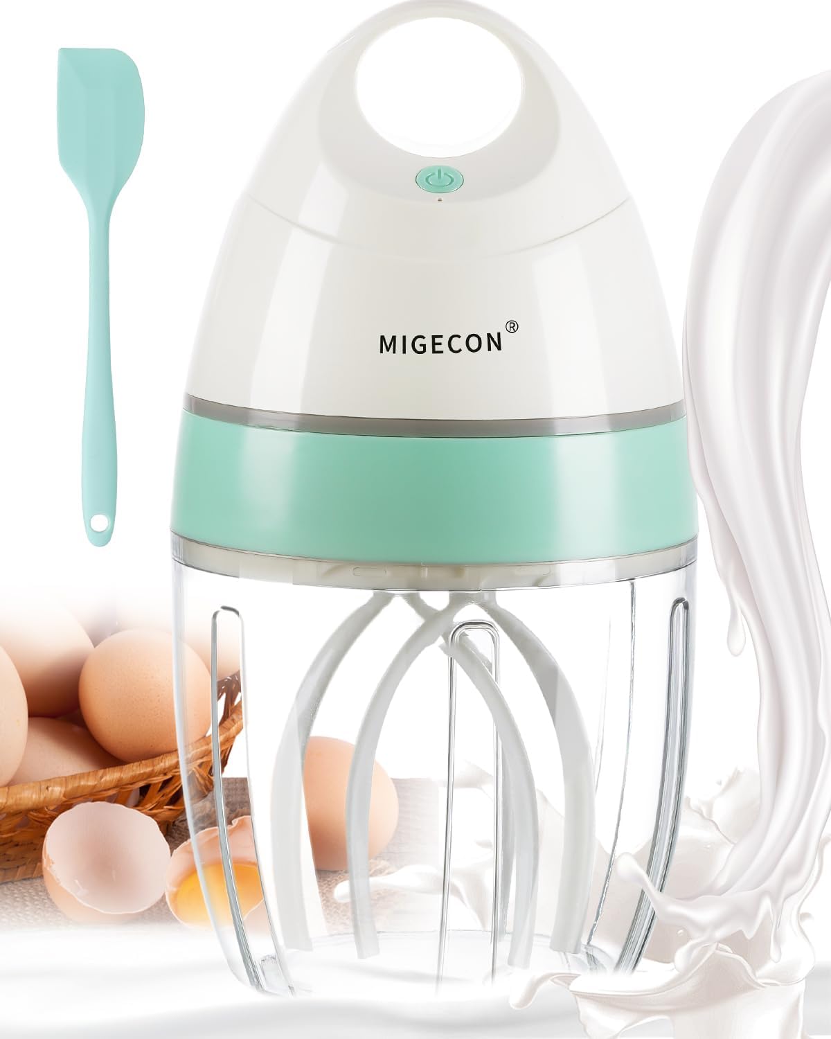 Stand Mixer - Egg Beaters Electric Portable Kitchen Mixer Cake Mixer, Shampoo Frother, Milk Frother, Use with Egg, Hot Chocolate, Cream - Amazing Gadgets Outlet