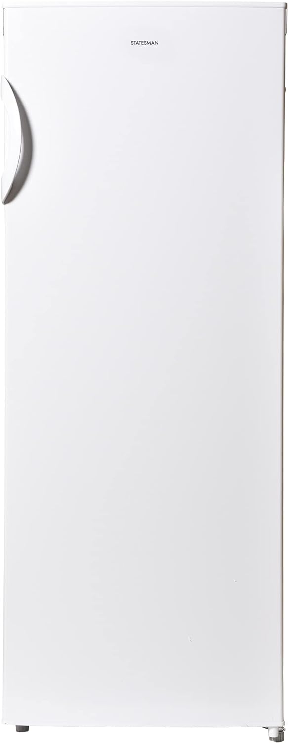 Statesman TF160LWE Tall Freezer 157 Litre, 2 Flap Closure Compartments, 3 Clear Drawers, Reversible Door, Adjustable feet, 55 cm Wide, 2 Year Parts & Labour Guarantee, White   Import  Single ASIN  Import  Multiple ASIN ×Product customization - Amazing Gadgets Outlet