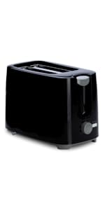 STATUS Madison 2 Slice Toaster - 750W | Black | Variable Browning Control & Removable Crumb Tray | 2SLBLKMADISONX4 - Amazing Gadgets Outlet