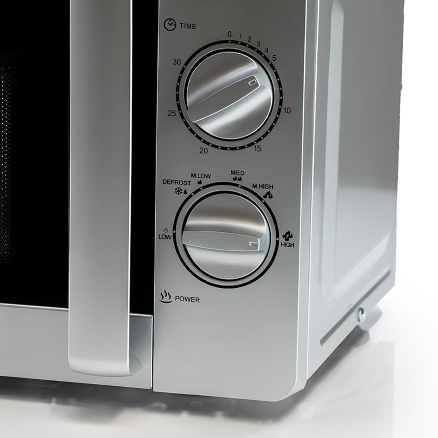 STATUS Vermont Silver Microwave Oven Vermont: 800w with 20 Litre capacity, 5 Power Settings / VERMONT1PKB - Amazing Gadgets Outlet