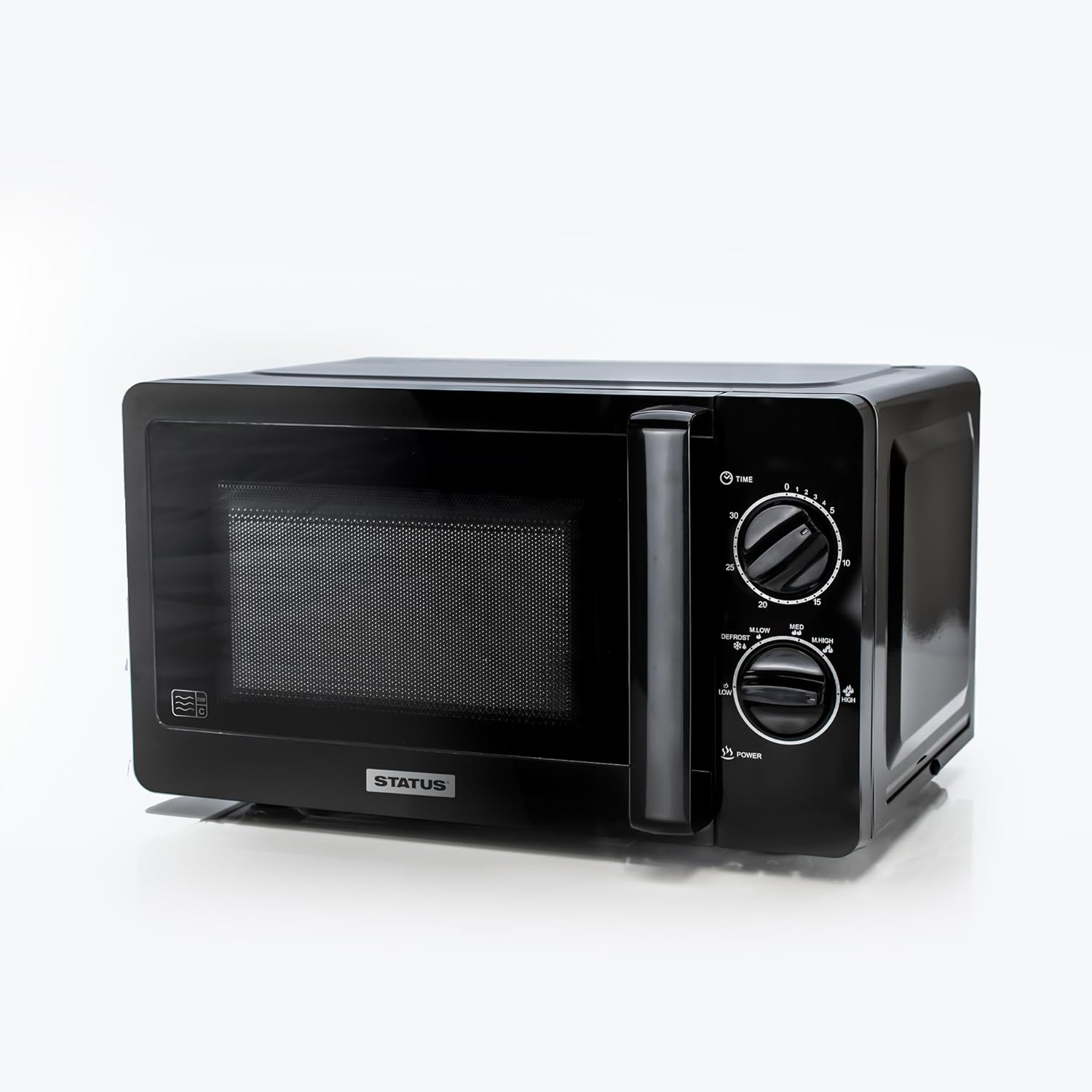 STATUS Vermont Silver Microwave Oven Vermont: 800w with 20 Litre capacity, 5 Power Settings / VERMONT1PKB - Amazing Gadgets Outlet