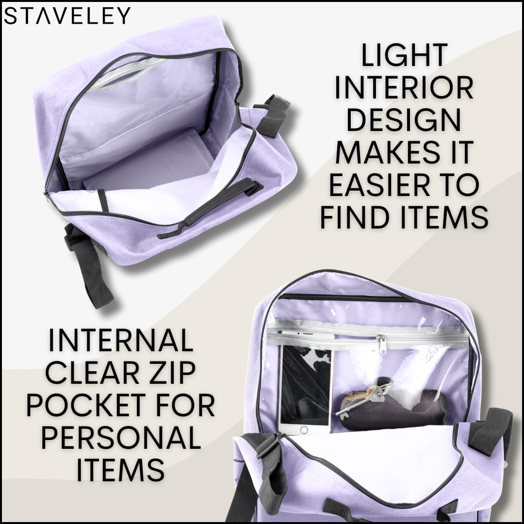 Staveley Wheelchair Bag |Wheelchair Backpack Wheelchair Bags for Back of Chair | Electric Wheelchair Storage Bag Accessories (Purple) - Amazing Gadgets Outlet