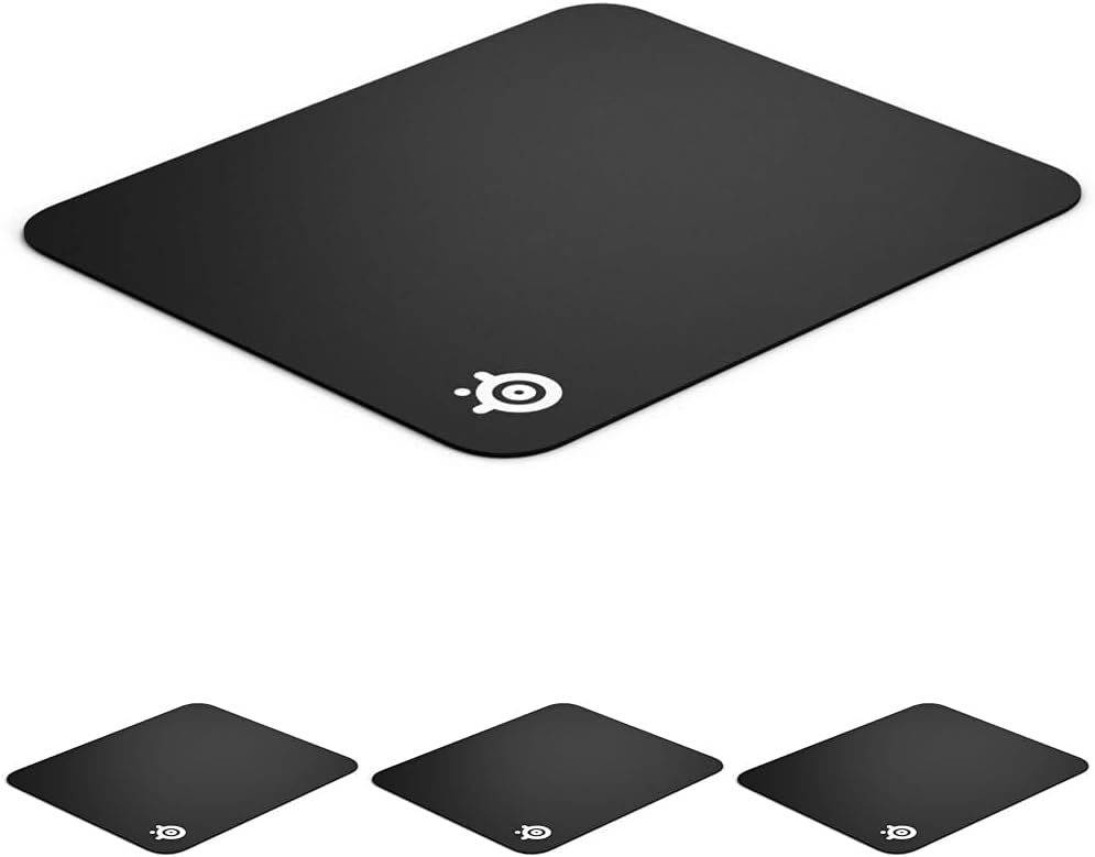 SteelSeries QcK Mini Cloth Gaming Mouse Pad - Micro - Woven Surface - Optimized For Gaming Sensors - Size S (250 x 210 x 2mm) - Black - Amazing Gadgets Outlet