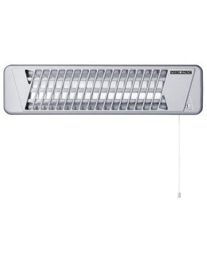 STIEBEL ELTRON 229339 Quartz Heater IW 120 for About 10 sqm, Metal, Three Heating Stages,Immediately Pleasant radiated Heat,Silver,0.4/0.8/1.2 kW - Amazing Gadgets Outlet