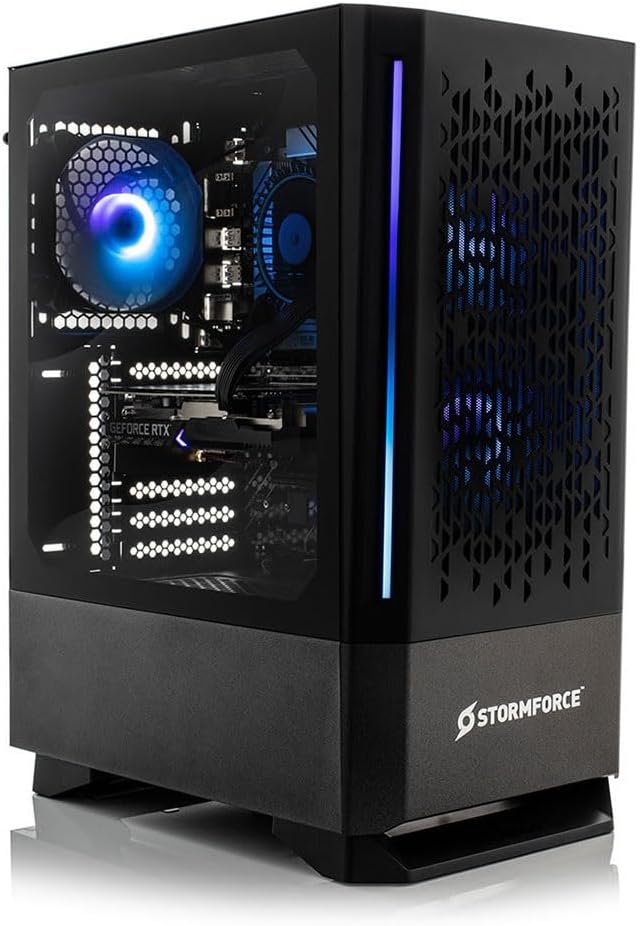 Stormforce Crystal Gaming PC – NVIDIA GeForce RTX 4070 Ti 12GB, Intel Core i7 - 12700F, 1TB SSD, 16GB RAM, WiFi 6, Windows 11, COUGAR Duo Face Pro Case (Amazon Exclusive) - Amazing Gadgets Outlet