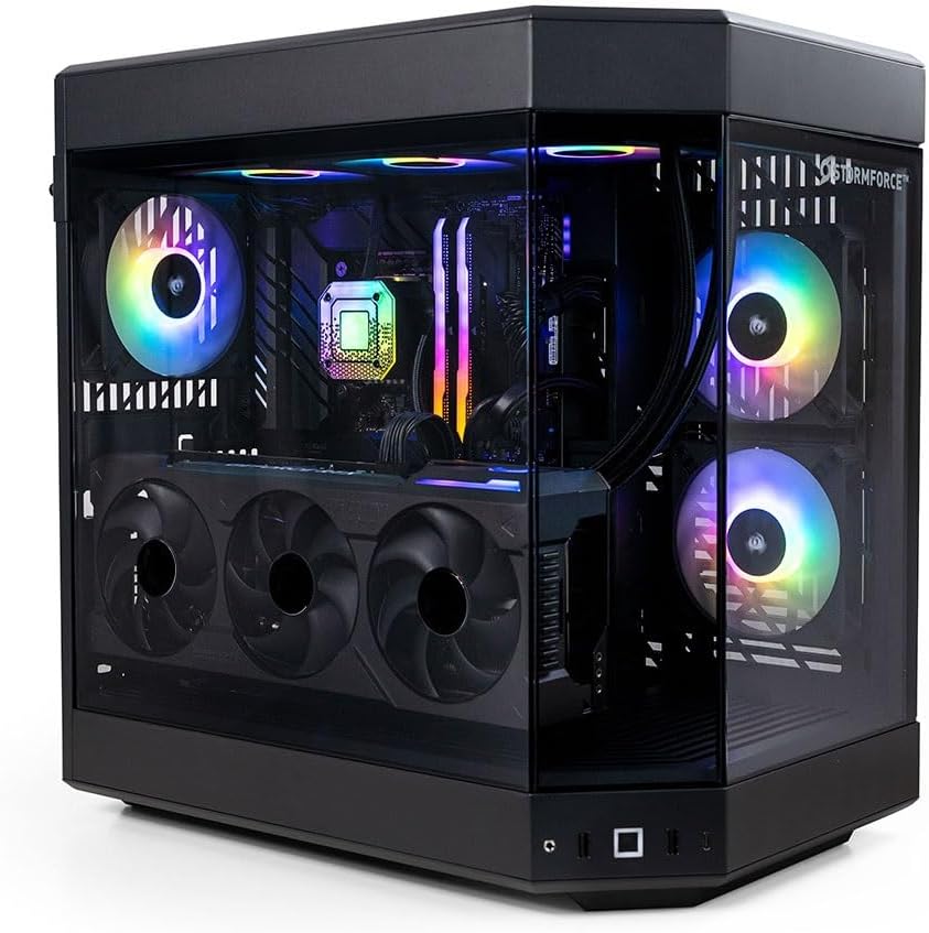 Stormforce Crystal Gaming PC – NVIDIA GeForce RTX 4070 Ti 12GB, Intel Core i7 - 12700F, 1TB SSD, 16GB RAM, WiFi 6, Windows 11, COUGAR Duo Face Pro Case (Amazon Exclusive) - Amazing Gadgets Outlet