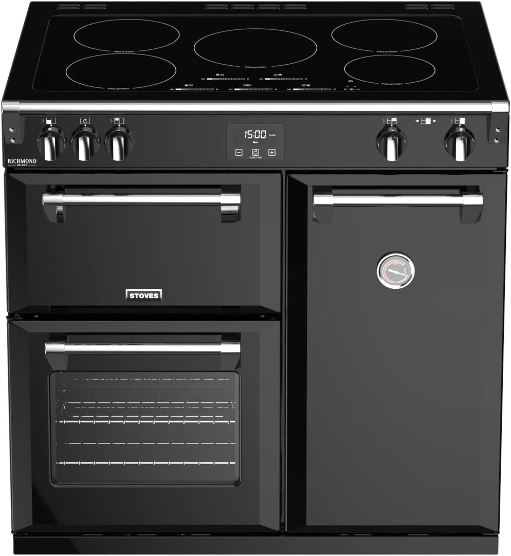 Stoves Richmond S900Ei 90cm Electric Induction Range Cooker - Black - Amazing Gadgets Outlet