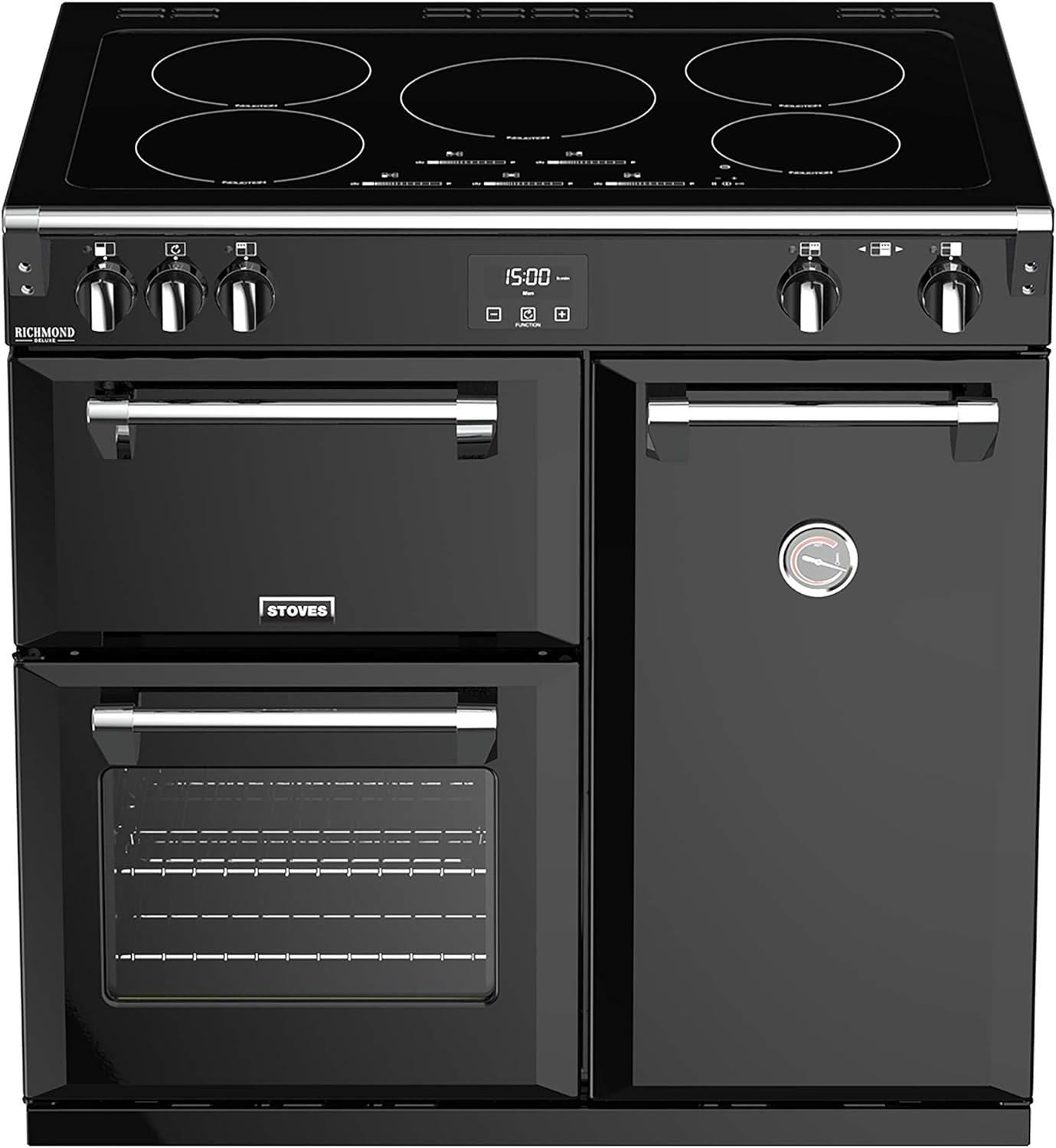 Stoves Richmond S900Ei 90cm Electric Induction Range Cooker - Black - Amazing Gadgets Outlet