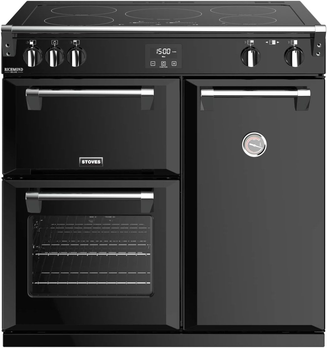 Stoves Richmond S900Ei 90cm Electric Induction Range Cooker - Black - Amazing Gadgets Outlet