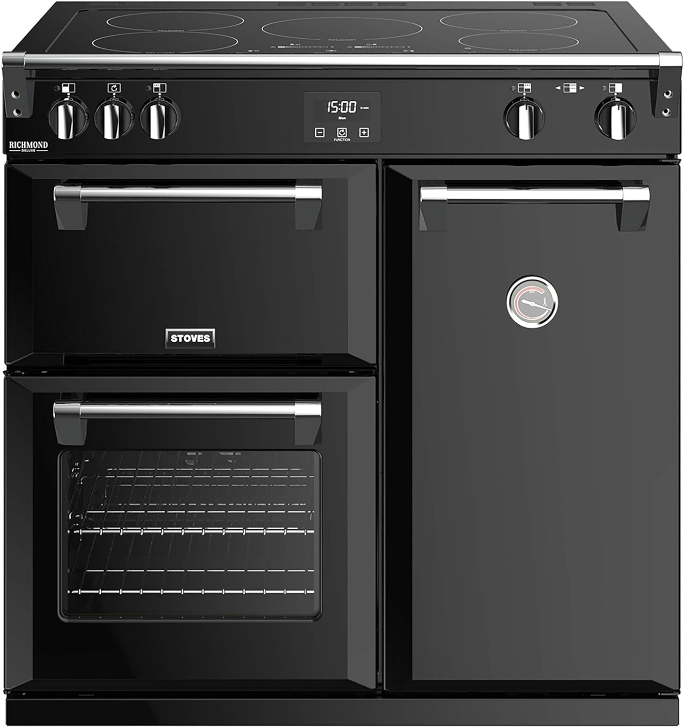 Stoves Richmond S900Ei 90cm Electric Induction Range Cooker - Black - Amazing Gadgets Outlet