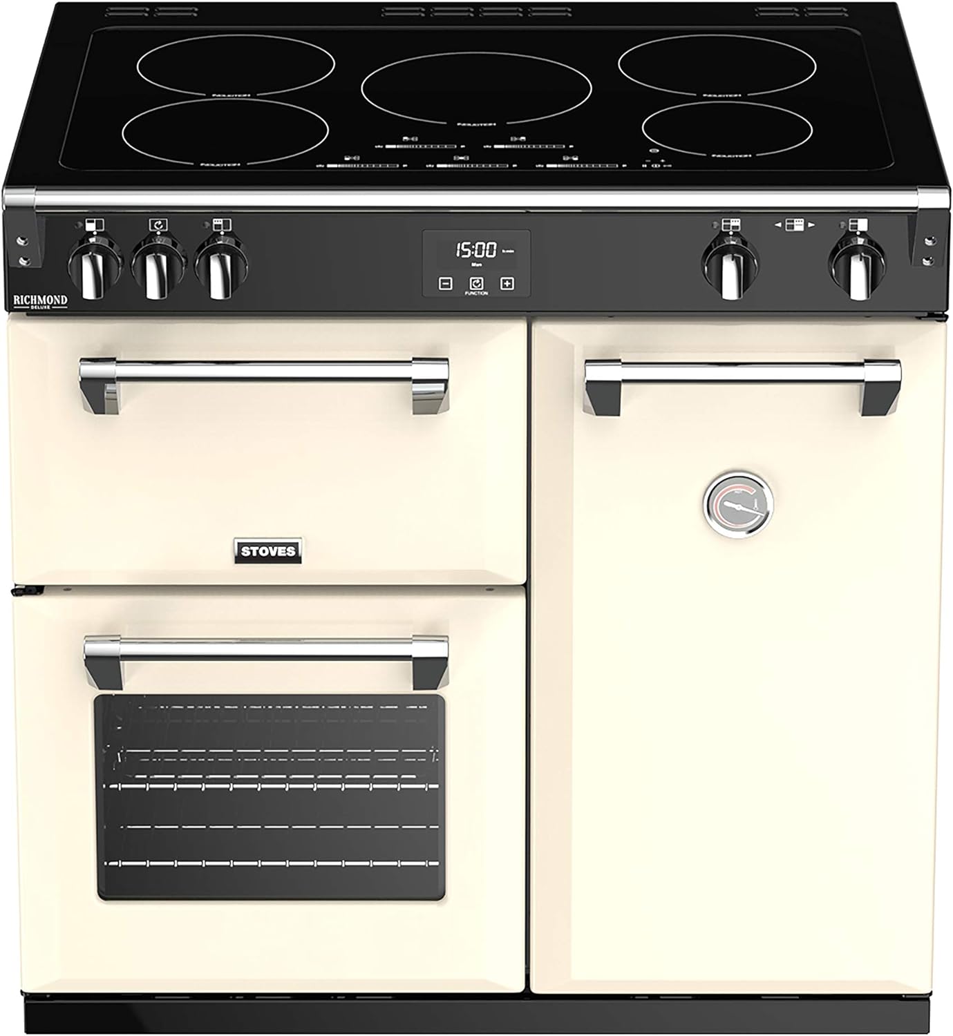 Stoves Richmond S900Ei 90cm Electric Induction Range Cooker - Cream - Amazing Gadgets Outlet