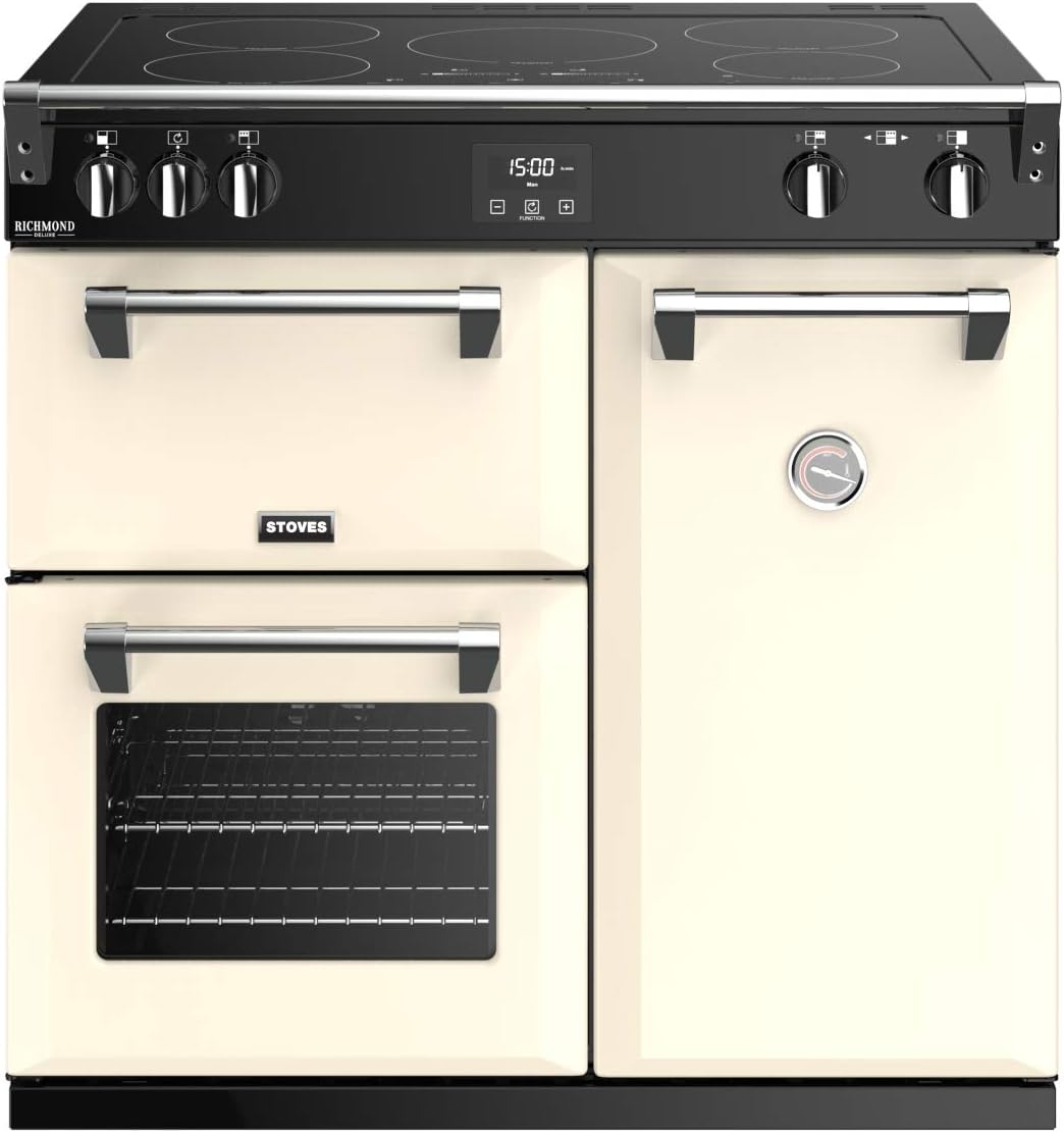 Stoves Richmond S900Ei 90cm Electric Induction Range Cooker - Cream - Amazing Gadgets Outlet