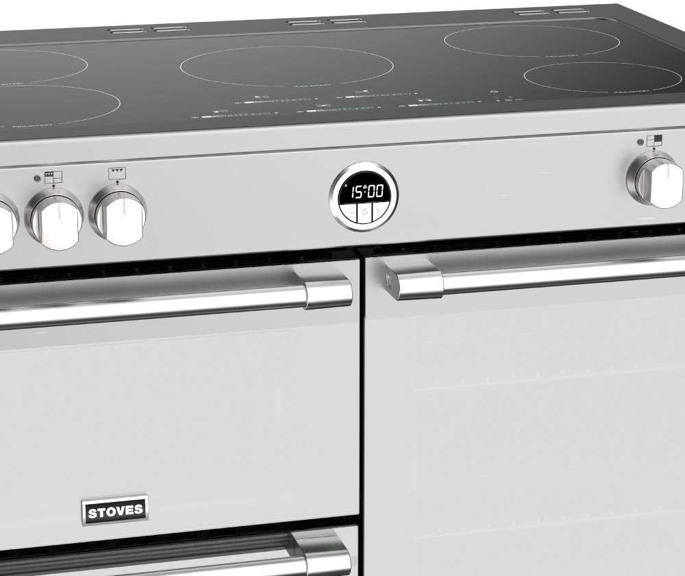 Stoves Sterling S1000EI Freestanding A/A/A Rated Electric Range Cooker - Stainless Steel - Amazing Gadgets Outlet