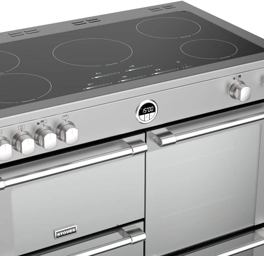 Stoves Sterling S1000EI Freestanding A/A/A Rated Electric Range Cooker - Stainless Steel - Amazing Gadgets Outlet