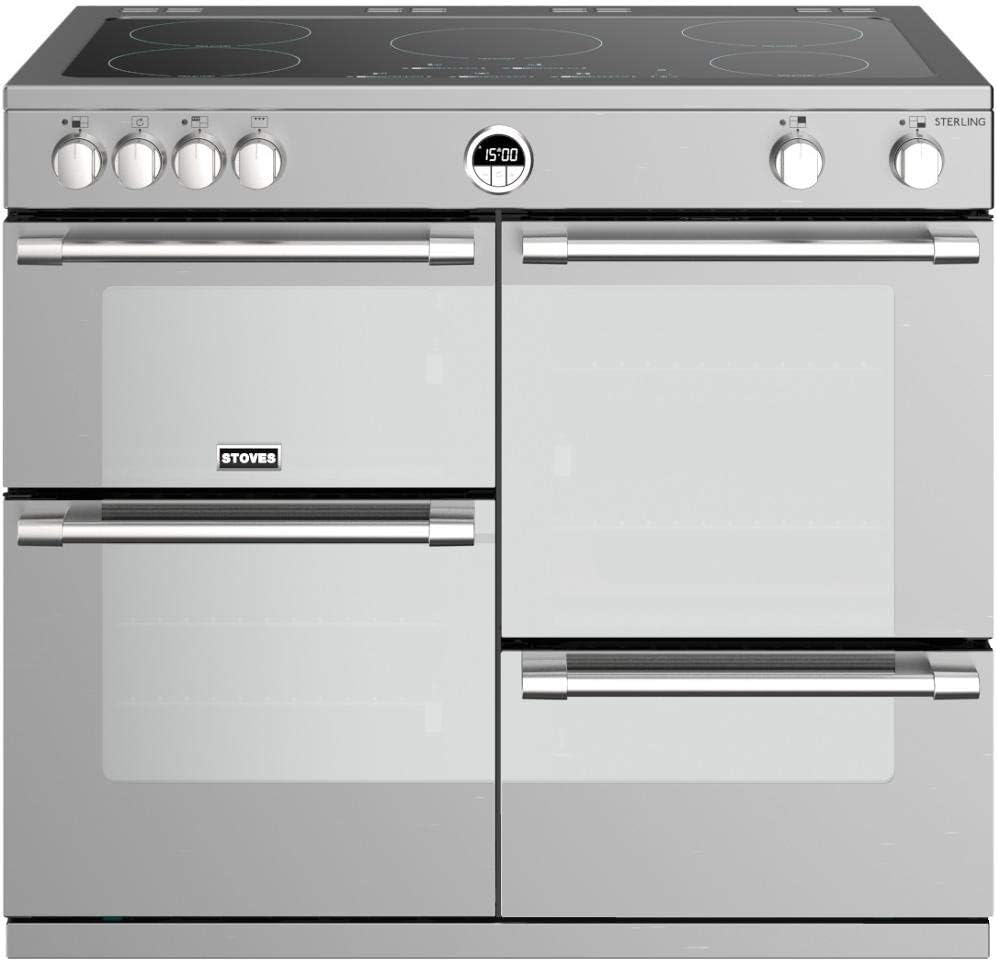 Stoves Sterling S1000EI Freestanding A/A/A Rated Electric Range Cooker - Stainless Steel - Amazing Gadgets Outlet