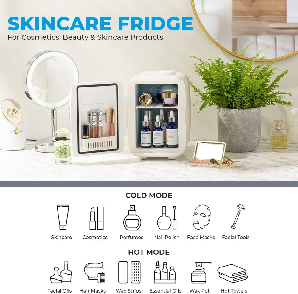 Subcold Classic4 Mini Fridge - Cooler & Warmer | 4 Litre/6 Cans | AC+USB | Portable Small Fridge for Skincare, Bedroom, Dorm, Car, Travel (White)   Import  Single ASIN  Import  Multiple ASIN ×Product customization General Description G - Amazing Gadgets Outlet