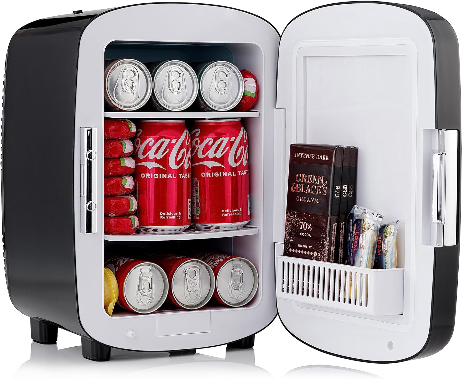 Subcold Luxe9 Mini Fridge | 9L Portable Thermoelectric AC Power Mini Cooler | Small Mini fridge for bedrooms quiet for Offices, Beauty, Skincare & Cosmetics (Black) - Amazing Gadgets Outlet