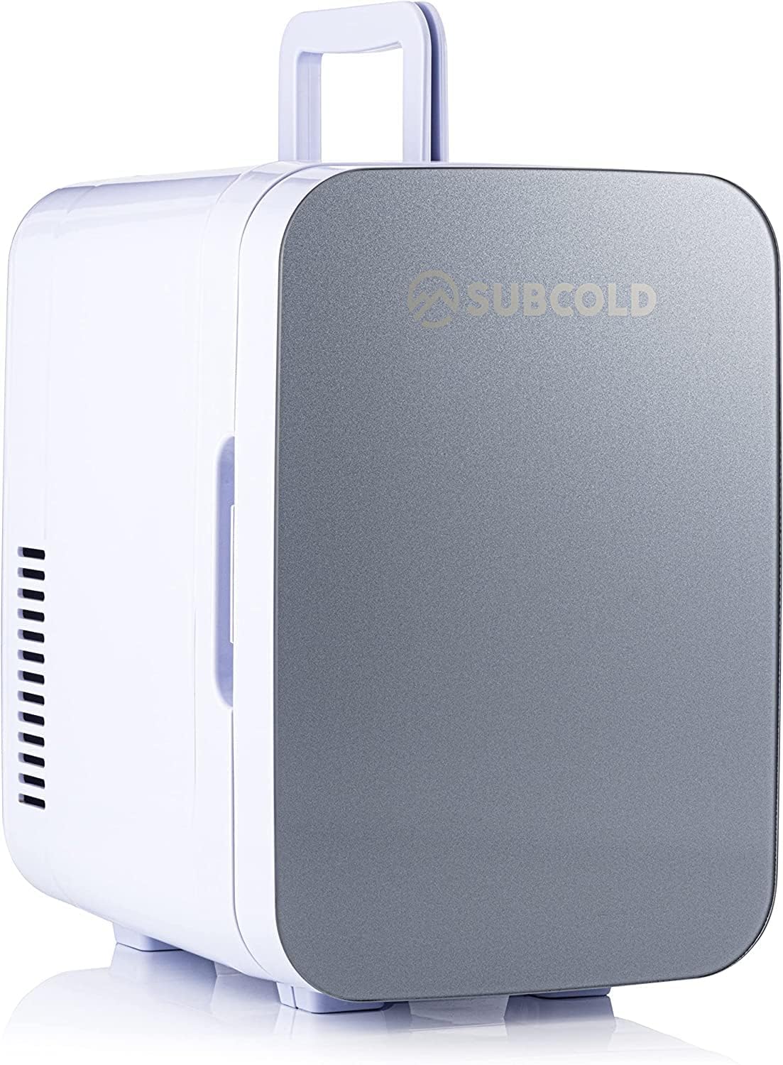 Subcold Ultra 6 Mini Fridge Cooler & Warmer | 3rd Gen | 6L capacity | Compact, Portable and Quiet | AC+USB Power Compatibility (White) - Amazing Gadgets Outlet