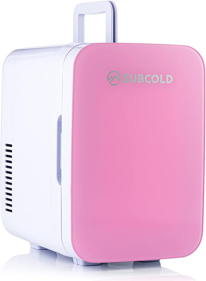 Subcold Ultra 6 Mini Fridge Cooler & Warmer | 3rd Gen | 6L capacity | Compact, Portable and Quiet | AC+USB Power Compatibility (White) - Amazing Gadgets Outlet