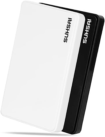 SUHSAI External Hard drive 1TB, 2.5 Inch External Hdd, Storage and Backup Drive, hard disk, USB 2.0 portable hard drive, Compatible with Mac, Laptop, Desktop, computer (Black) - Amazing Gadgets Outlet