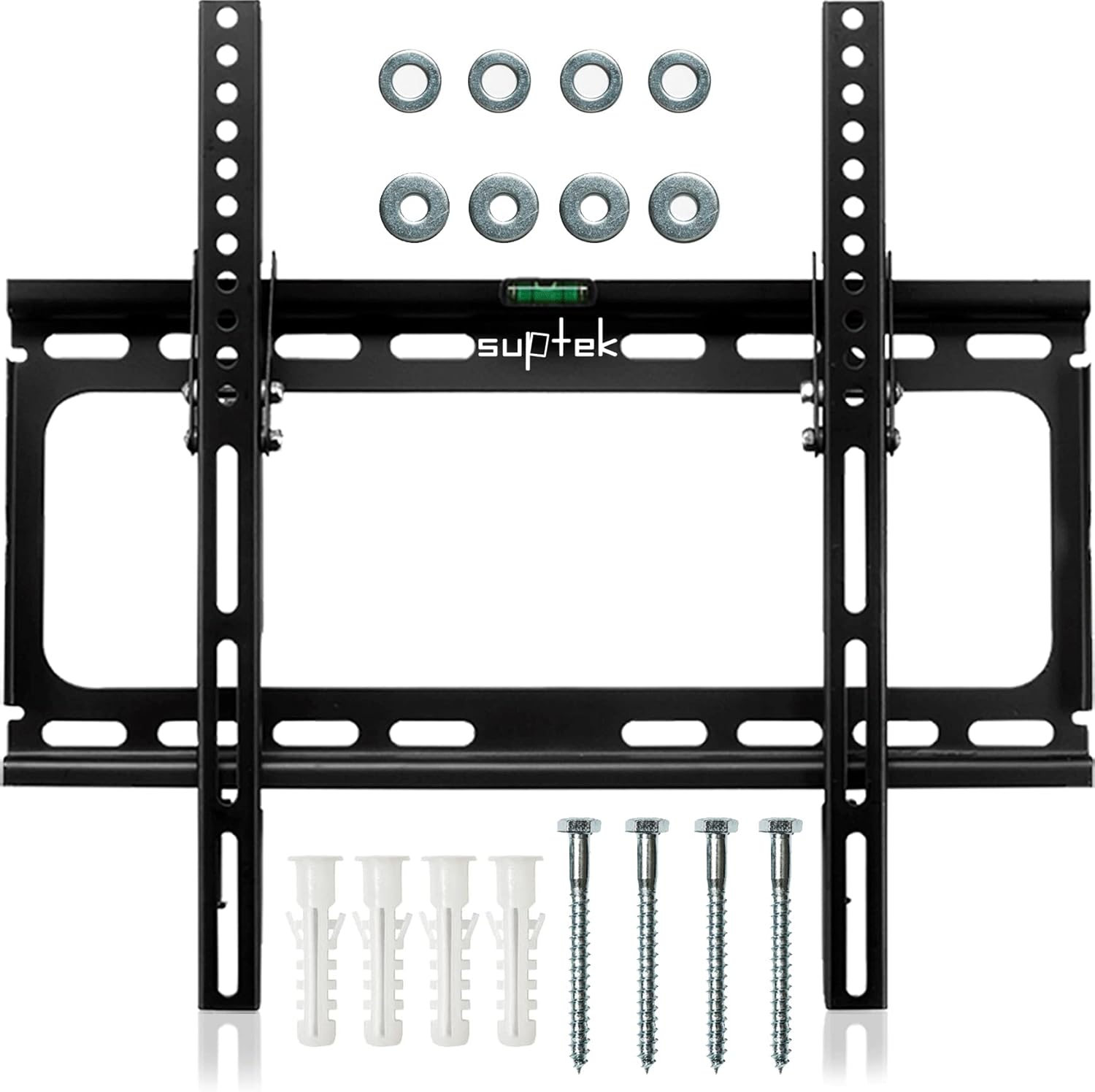 suptek TV Wall Mount, TV Brackets for Most of 26 - 55 inch LED/LCD/OLED Flat & Curved TV Support 45kg, Max VESA 400x400mm Tilt TV Brackets, TV Bracket 55 inch, TV Wall Bracket - Amazing Gadgets Outlet