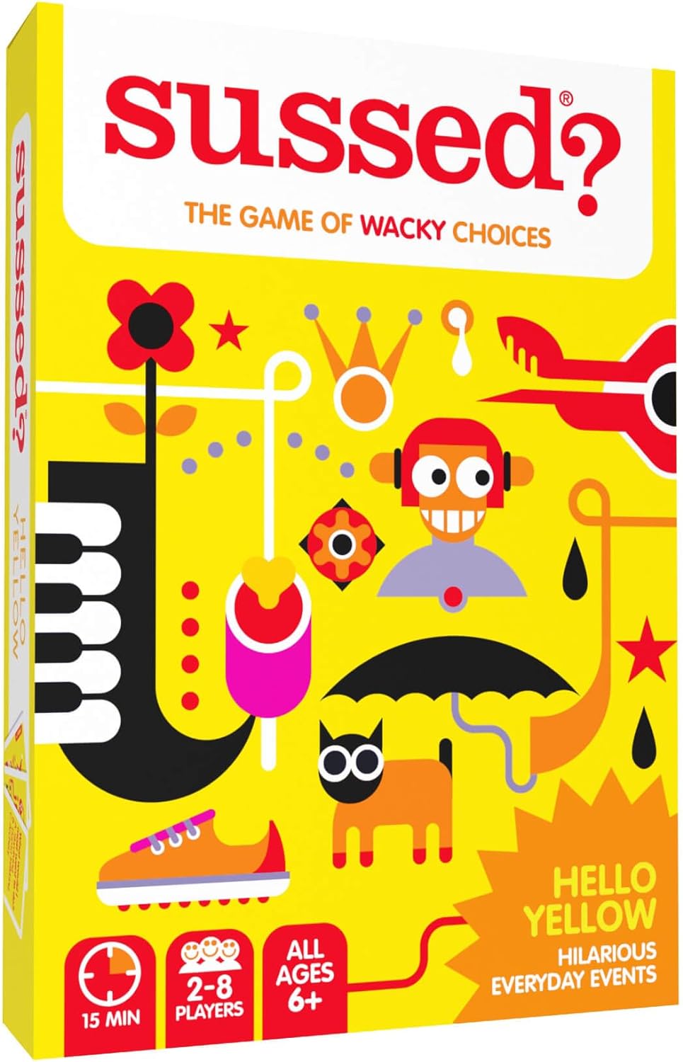 SUSSED The Game of Wacky Choices | Card Game For Teens, Kids 10+, Adults | How Well Do You Know Each Other? | Great Travel Gift | Cool Blue Deck - Amazing Gadgets Outlet