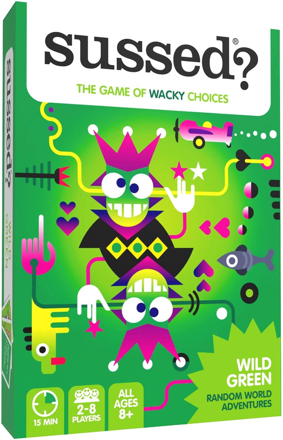 SUSSED The Game of Wacky Choices | Card Game For Teens, Kids 10+, Adults | How Well Do You Know Each Other? | Great Travel Gift | Cool Blue Deck - Amazing Gadgets Outlet