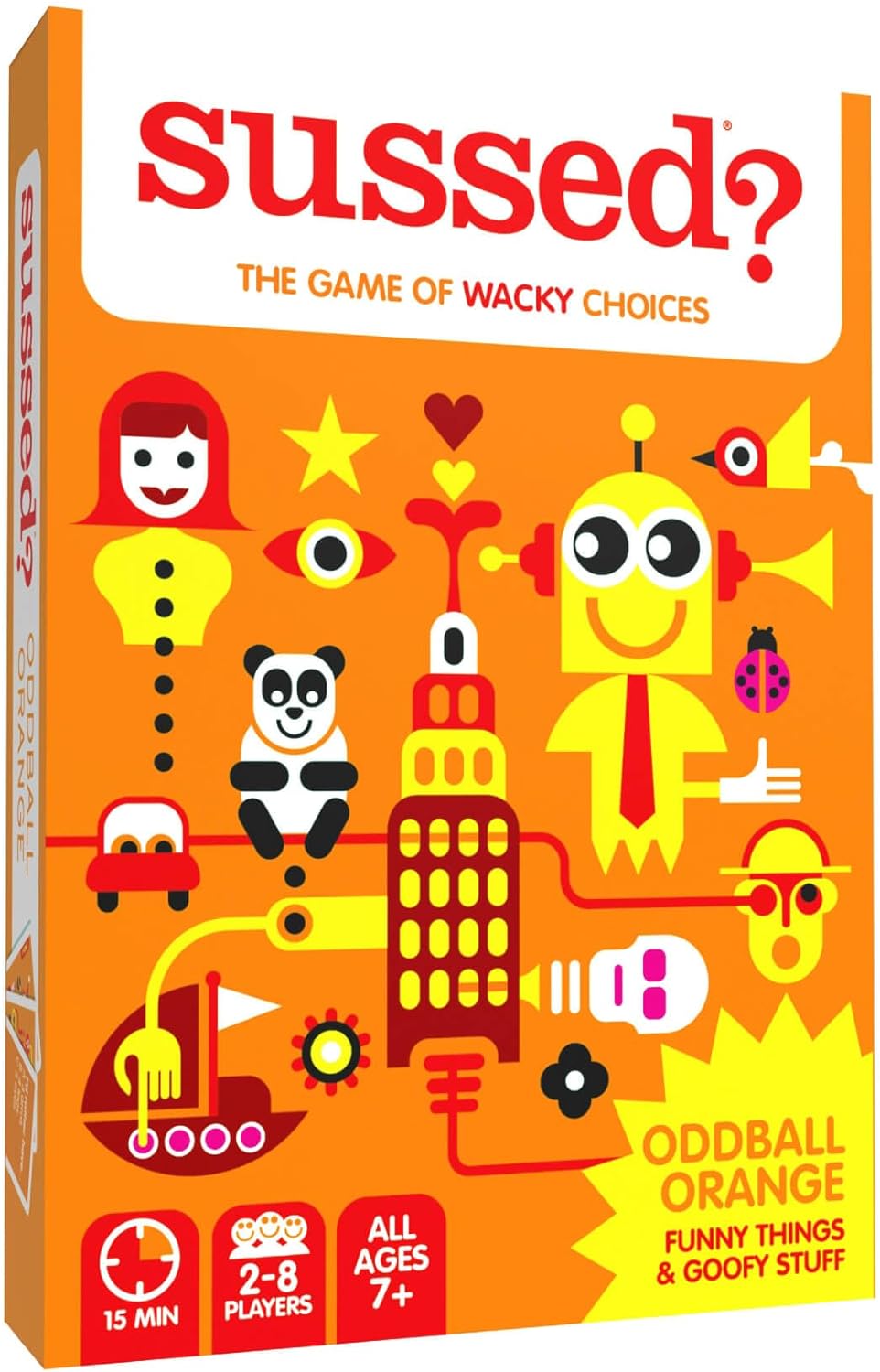 SUSSED The Game of Wacky Choices | Card Game For Teens, Kids 10+, Adults | How Well Do You Know Each Other? | Great Travel Gift | Cool Blue Deck - Amazing Gadgets Outlet