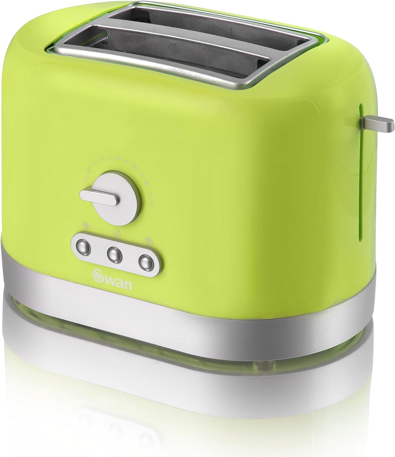 Swan 4 Slice Toaster, Grey, Variable Browning Control and Extra Long Slot: 25mm x 250mm, 1200W - 1400W, ST10091GRYN - Amazing Gadgets Outlet